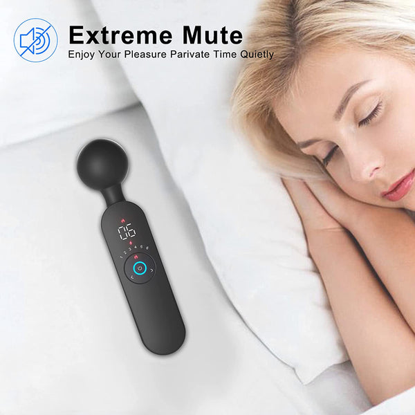 Upgraded Powerful Back Massager -Head can be Heated Cordless Body Massager with 12 Powerful Vibration Mode for Body Relieves Neck Shoulder Back Waist Leg Muscle Tension